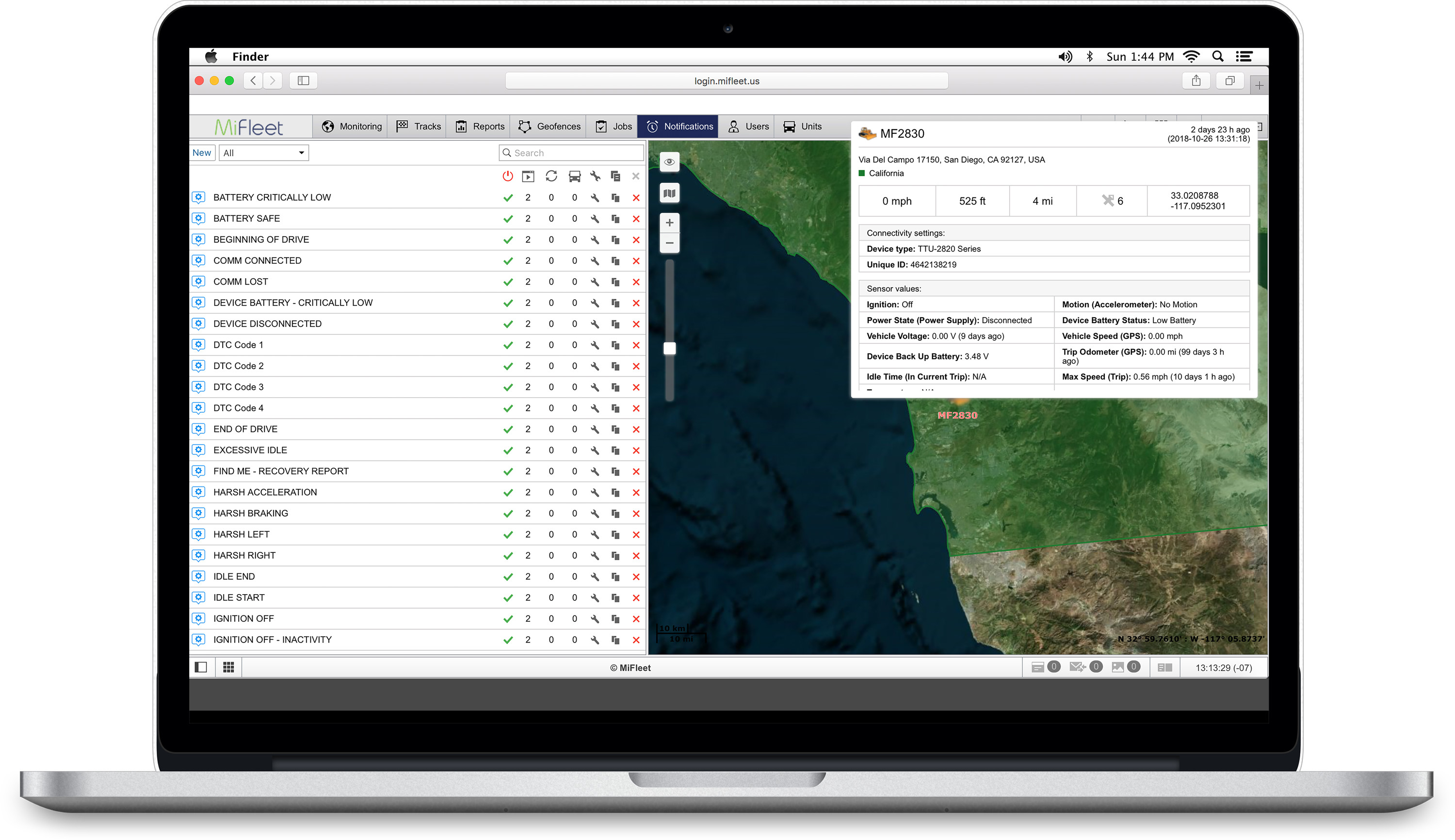 MiFleet Solution fleet management platform